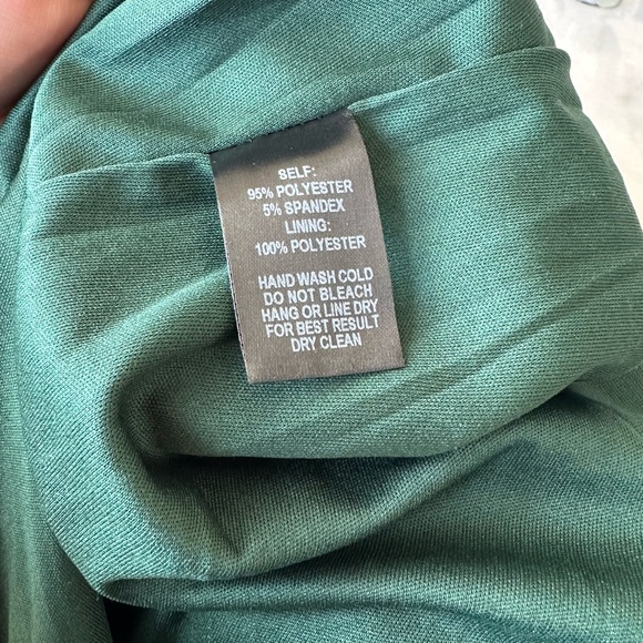 Lulu’s Amelia Elegant Forest Green formal Maxi Dress small - Picture 8 of 12